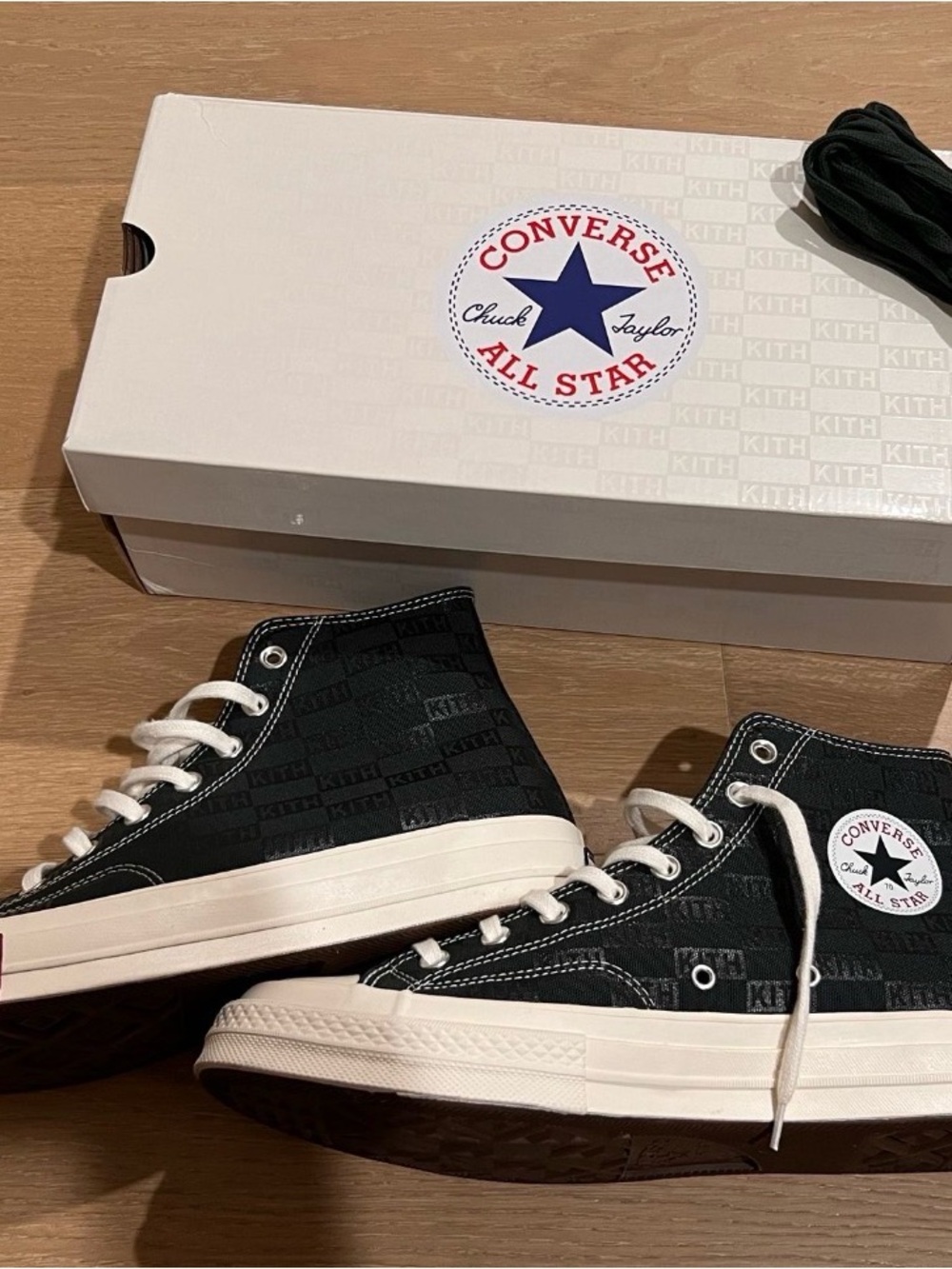 Kith x Converse - Chuck 70 High 'Scarab Monogram' Darkgreen